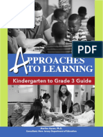 Pproaches To Learning: Kindergarten To Grade 3 Guide