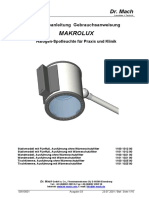 Foco Auxiliar - Dr. Mach Makrolux - Bedienungsanleitung 0
