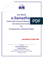 Online Public Grievance System User Manual