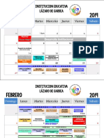 Calendario 2019 (IE Lazaro de Gardea)