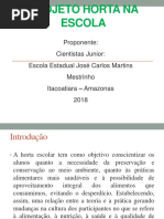 Projeto Horta Na Escola