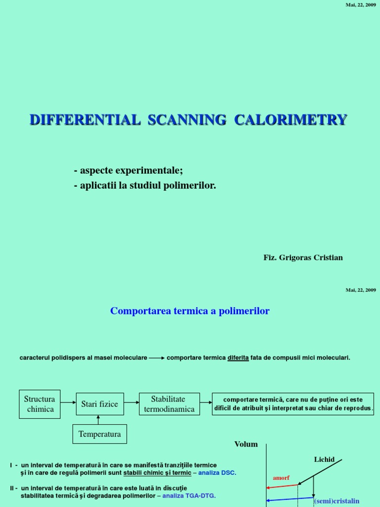 2-Prezentare Metoda DSC | PDF