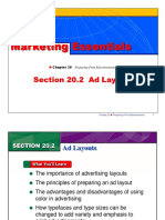 Marketing Essentials: Section 20.2 Ad Layouts