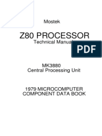 Z80 Processor: Mostek