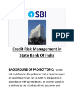 Credit Risk Management On HDFC Bank