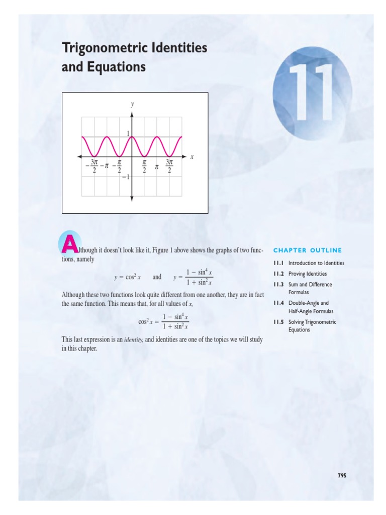 Ch11 PDF | PDF | Trigonometric Functions | Sine