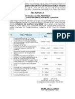 Jadwal Penerimaan BP2BT