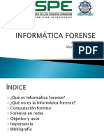 Preeliminares a Informática Forense