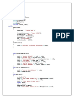 Bankaccount: Using Namespace Class Long Int Double