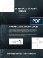 Factor de Rechazo en Modo Común