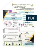 Acid-Base Catalyzed Study of Silica With Surfactant Via Sol-Gel Technique