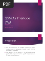 GSM Air Interface ( ) : Presented By: Naveen Jakhar, Its Abhishek Singh, Its