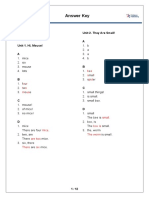 Answer Key: Super Easy Reading Third Edition 1