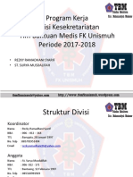 Program Kerja Kesekretariatan TBM