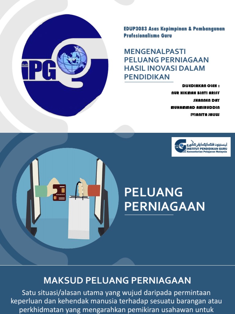 Mengenalpasti Peluang Perniagaan Hasil Inovasi Dalam Pendidikan Pdf
