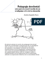 Pedagogía decolonial