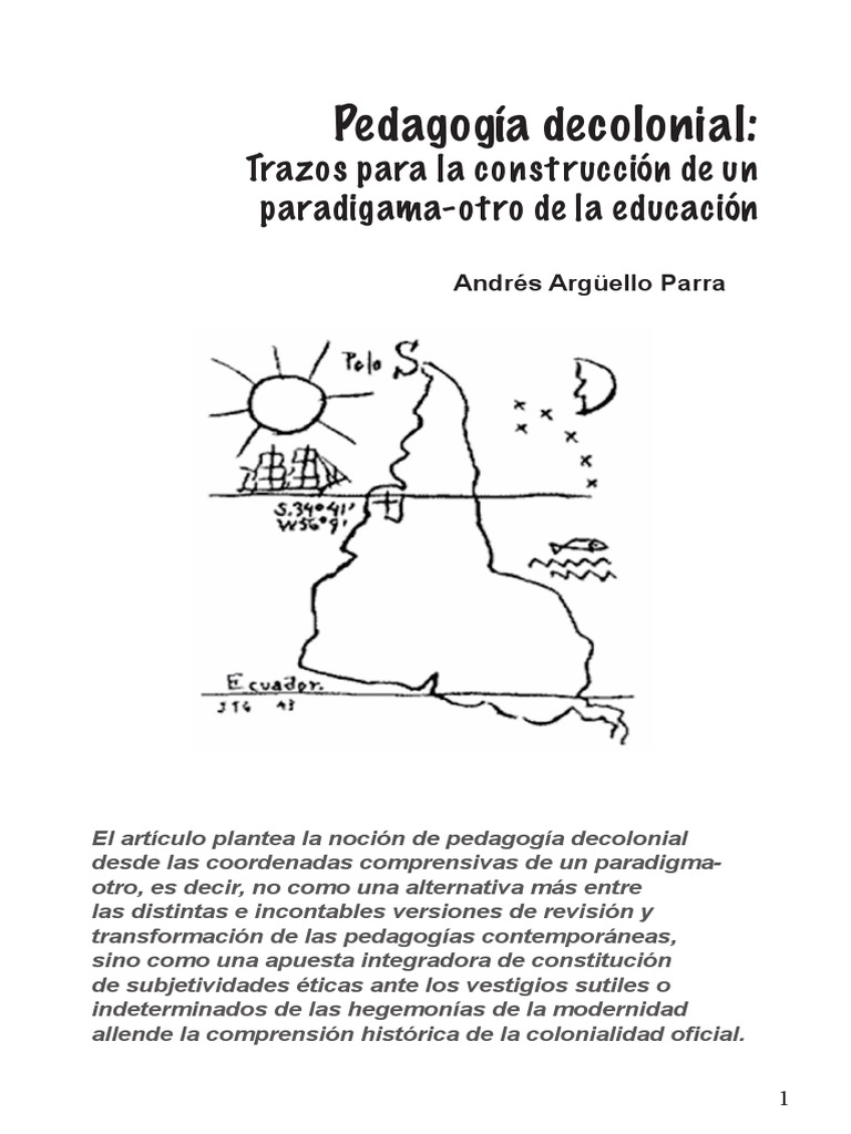 Pedagogía decolonial: un paradigma alternativo | PDF | Conocimiento ...