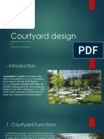 Courtyard Design: Supervised by MR - Ghassan BY Lujain Ali & Mays Wissam