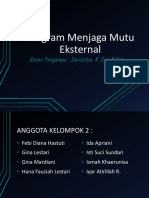 Program Menjaga Mutu Eksternal