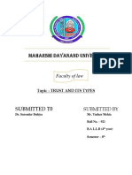 Project On Trust and Its Types