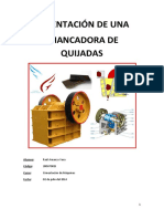 CIMENTACION de MAQUINAS - Chancadora de Quijada