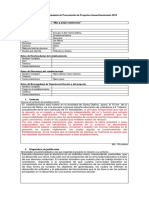 Anexo 1 Formulario de Presentación de Proyectos