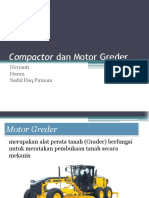 Compactor Dan Motor Greder
