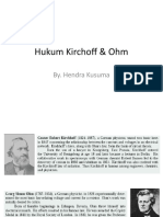 Hukum Kirchoff & Ohm