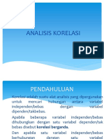 Analisis Korelasi