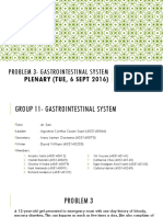 Plenary (Tue, 6 Sept 2016) : Problem 3-Gastrointestinal System