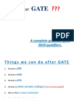 What After: A Complete Guide For Gate 2019 Qualifiers