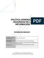 Política General de Seguridad de La Información