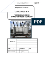 Laboratorio 03 Transformador Trifasico