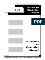 Configuración Amplificador TA-36