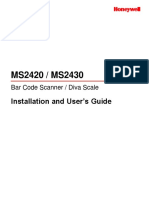 MS2420 / MS2430: Installation and User's Guide
