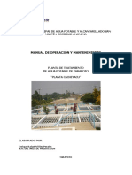 Manual Oper y Mant - Planta Cachiyacu