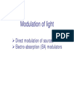 Modulation of Light