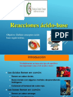 Reacciones Acido-Base IV°