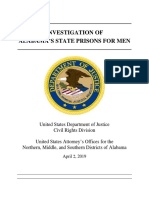 DOJ Investigation of Alabama State Prisons for Men