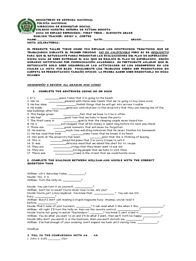 English Review Guide for 11th Grade | PDF | Foreign Language Studies ...