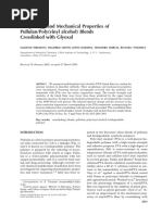 Morphology and Mechanical Properties of Pullulan/Poly(vinyl alcohol) Blends Crosslinked with Glyoxal
