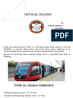 Light Rail Transit: An Efficient Urban Transport Solution