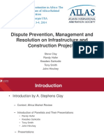 Dispute Prevention Resolution Infrastructure Construction Projects