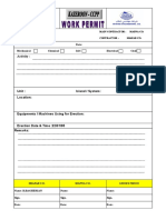 Work permit details for IPDC project construction