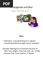 Propaganda and Bias