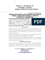 120 Querellante Pide Declare Rebelde Al Imputado Quien Se Fuga de Hospital