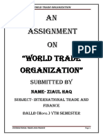 World Trade Organisation.docx