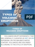 TYPES OF Volcanic Eruption