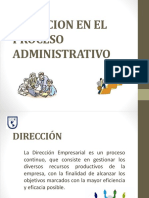Direccion en el proceso administrativo
