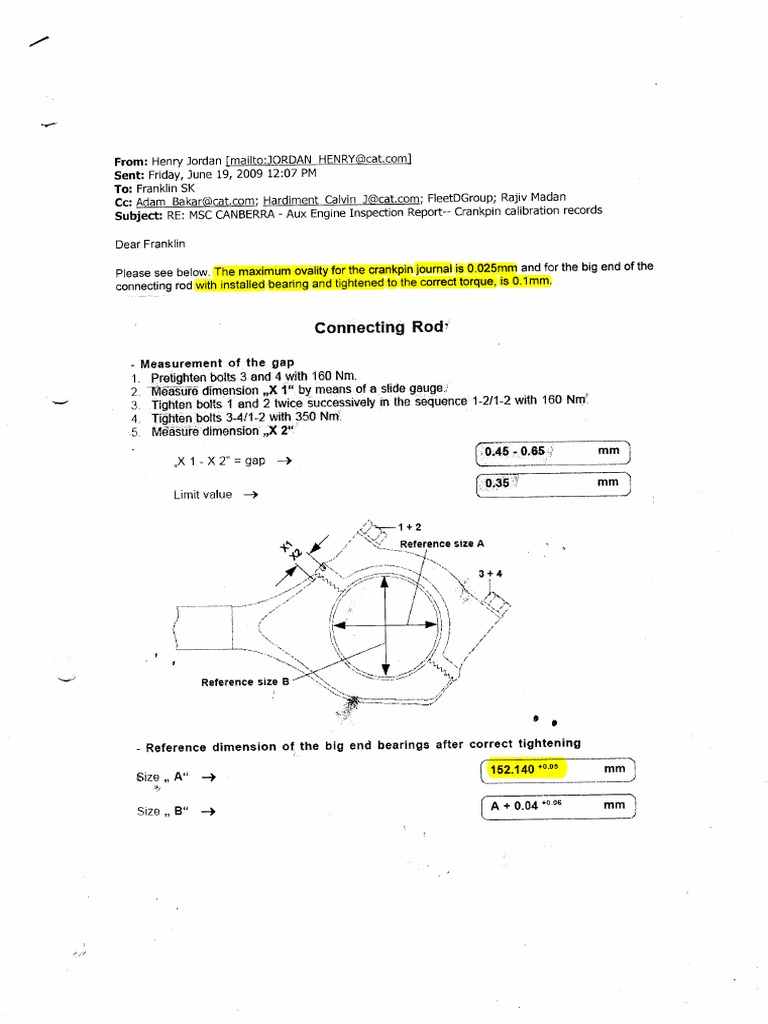 mak crankshaft ovality Engines Vehicle Technology